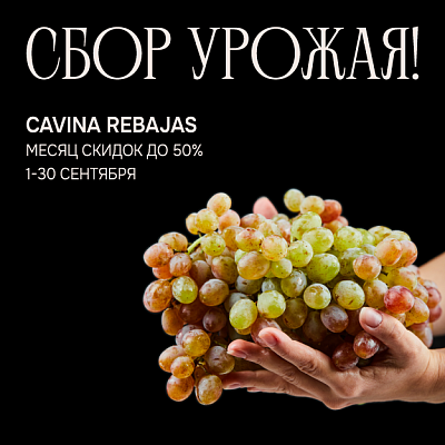 СБОР УРОЖАЯ! МЕСЯЦ СКИДОК ДО 50%